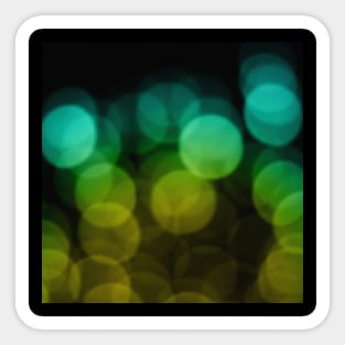 Photographic Bokeh -- Abstract Design Elements #1 Sticker